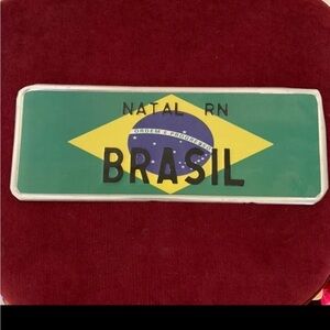 Never Use Brazil Decorative License Plate – Natal RN Souvenir Wall Decor